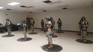 Soldiers from the Louisiana National Guard, Active Army and Reserve Army train on Dismounted Soldier Training system Basic Leadership Course at the LANG's One Army School System BLC at Camp Cook in Ball, Louisiana, Nov. , 2016. The academy graduated 142 Soldiers from the 23 day course, and is the first multi-component schoolhouse in the National Guard. (U.S. Army National Guard photo by Sgt. 1st Class Natasha McZeal)