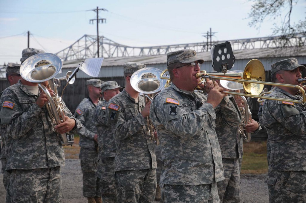 156th Army Band marches in Port Allen Veterans’ parade – Louisiana ...