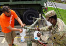 Louisiana Guardsmen provide clean water to Laura volunteers