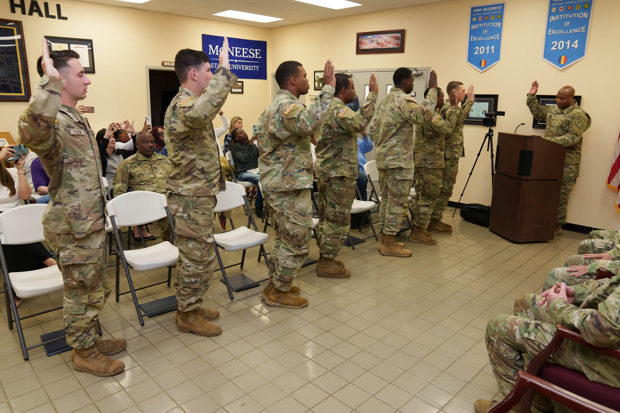 La. National Guard commissions 7 new officers