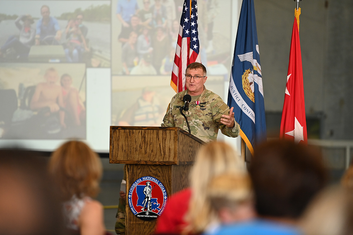 La. Guard holds retirement ceremony for top warrant officer