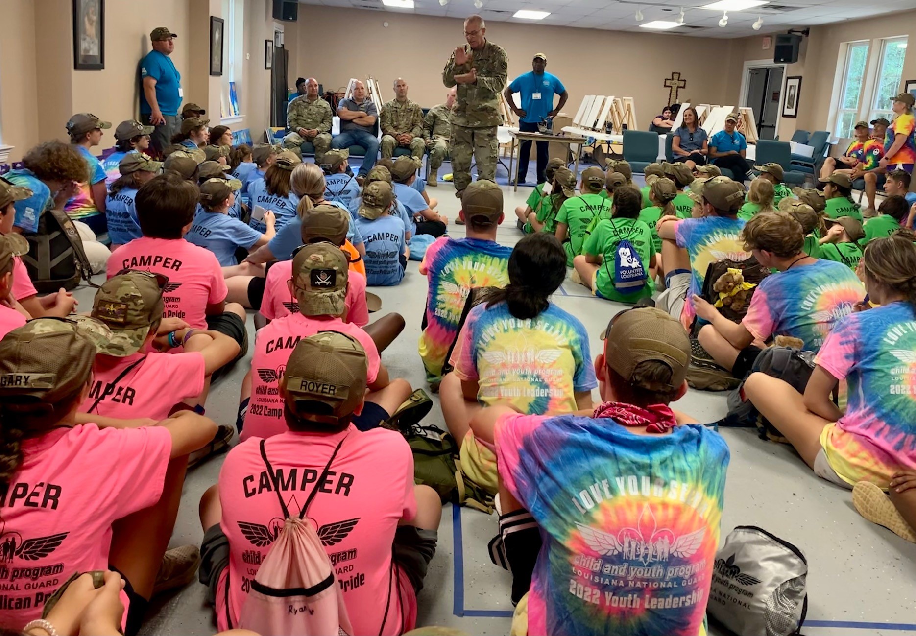 La. National Guard holds annual military kids’ camp