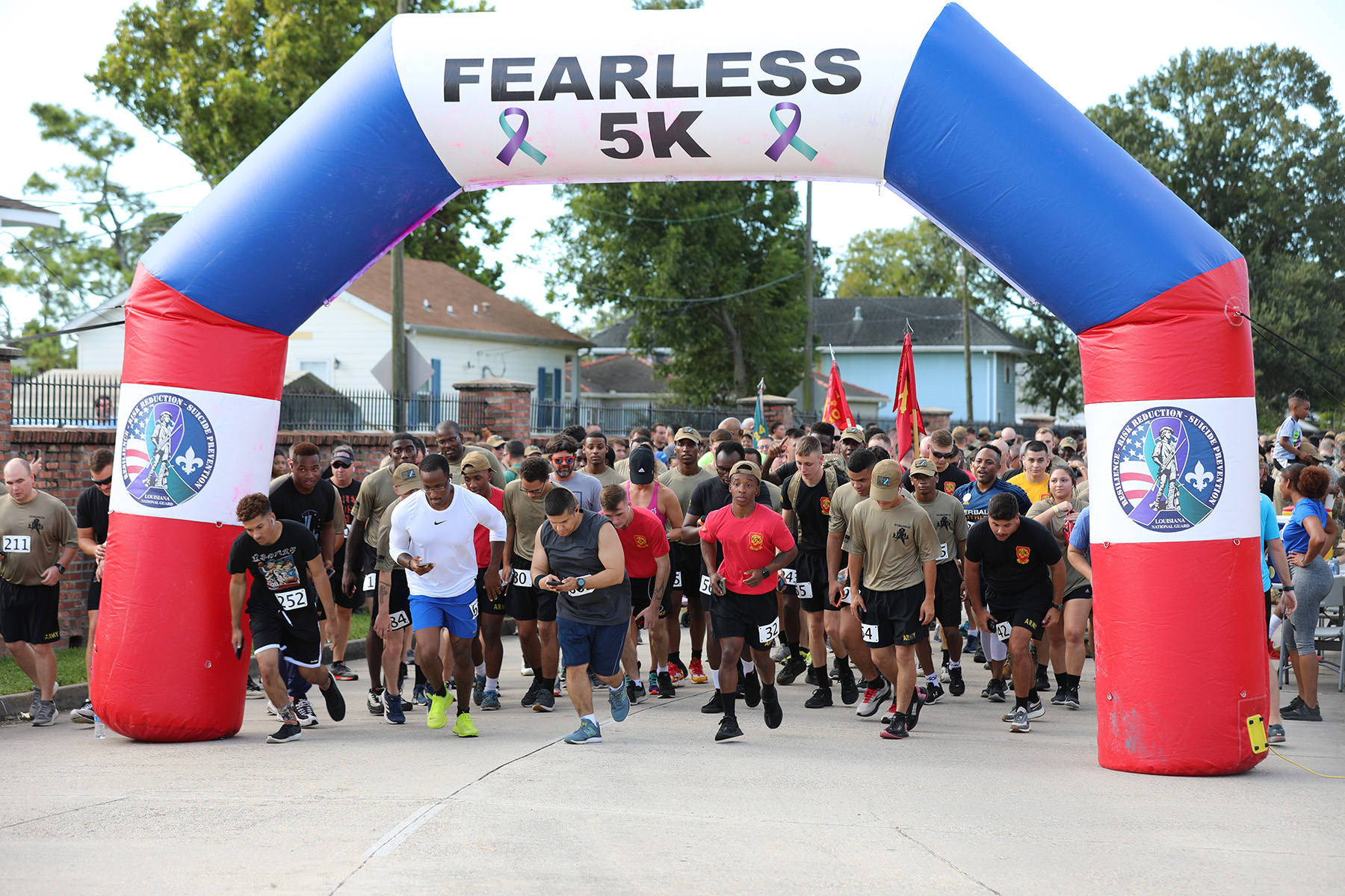 Louisiana National Guard hosts Suicide Awareness 5K in New Orleans