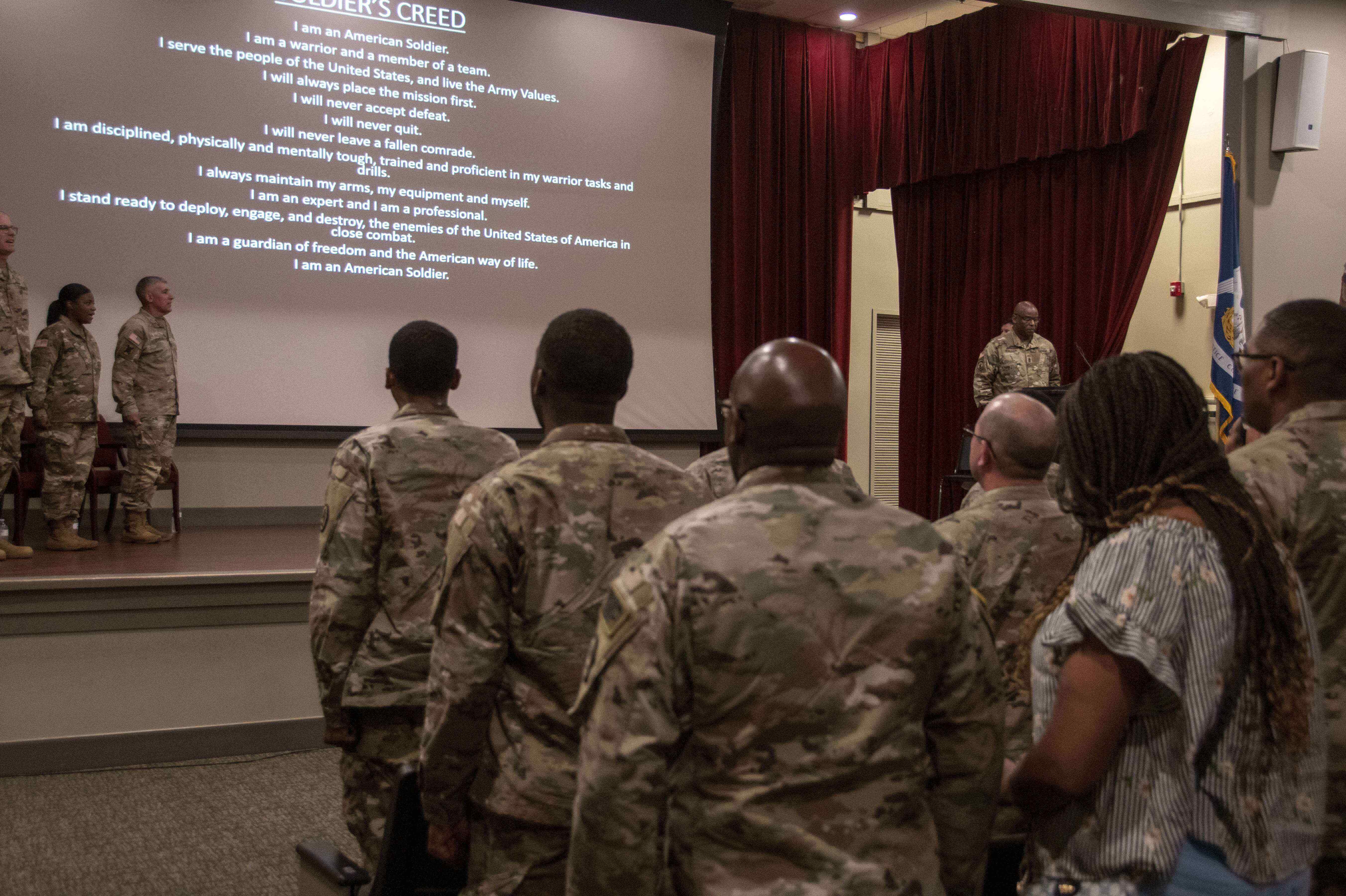 La. Guard Military Police Battalion headquarters holds deployment