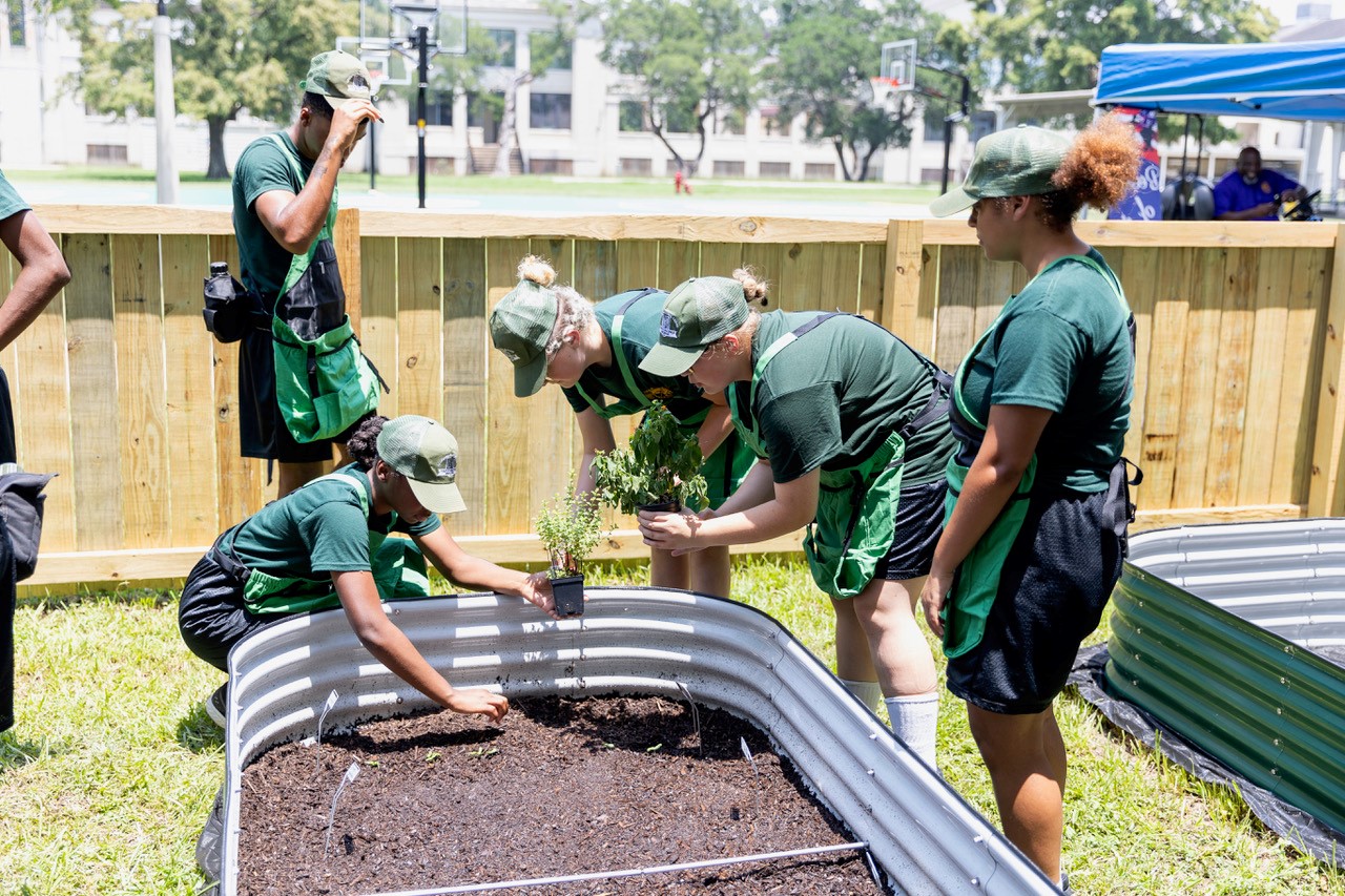 Community garden funding provided to La. National Guard Youth Challenge Program