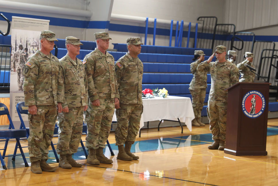 La. Guard’s 527th Engineer Battalion welcomes new commander