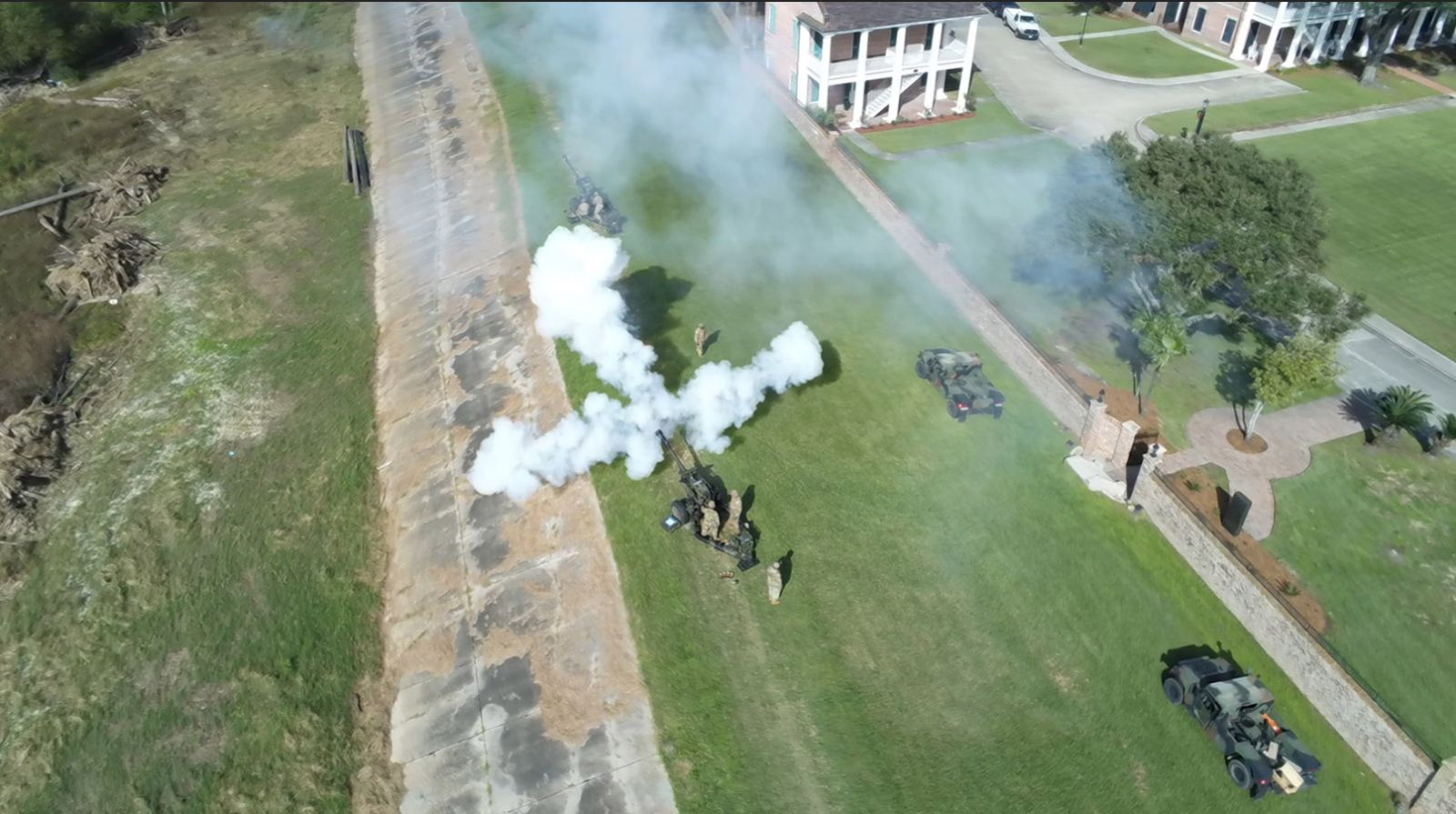 Washington Artillery hosts 186th Pass in Review and change of command ceremony