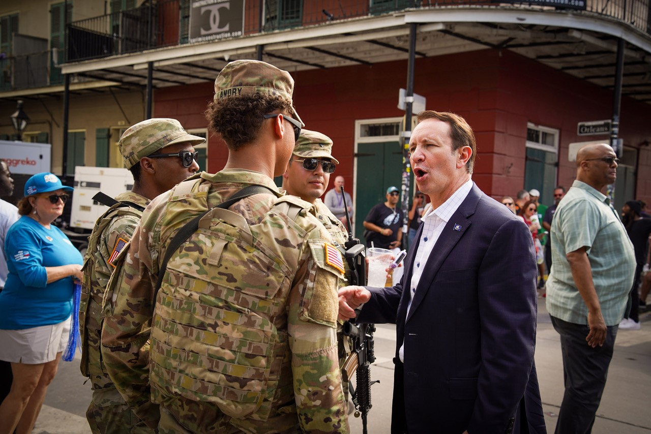 La. Guard supports Super Bowl LIX security operations in New Orleans